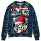 Christmas Skull Santa Hat Snow – Sweater - Ugly Christmas Sweater