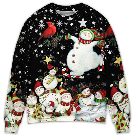 Christmas Snowman Winter Wonderland – Sweater - Ugly Christmas Sweater