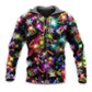 Christmas Tree Cookies Gingerbread Neon - 3D Hoodie