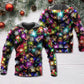 Christmas Tree Cookies Gingerbread Neon - 3D Hoodie