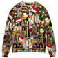 Christmas Wine Night Cozy Holiday – Sweater - Ugly Christmas Sweater