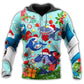 Christmas Sharks Ocean Love - 3D Hoodie