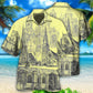 Vintage Church Architectural Art – Hawaiian Shirt