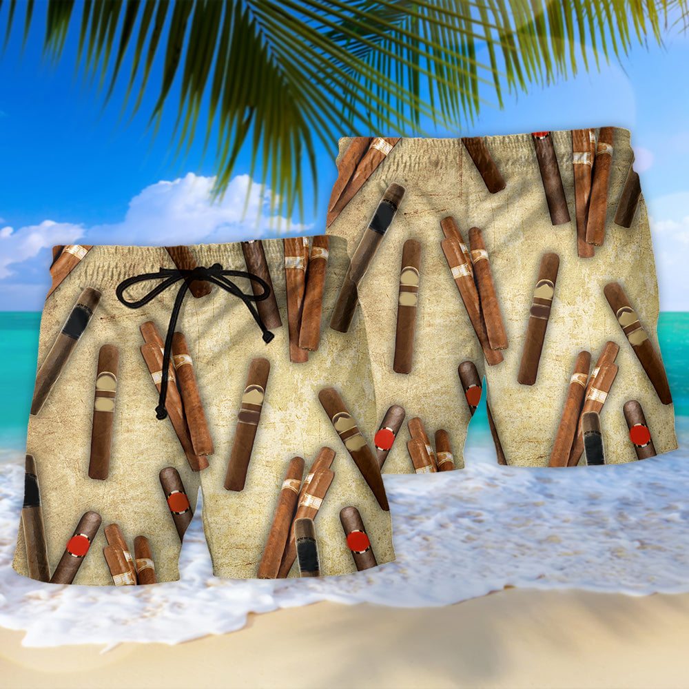 Cigar Is My Therapy Lifestyle – Beach Short