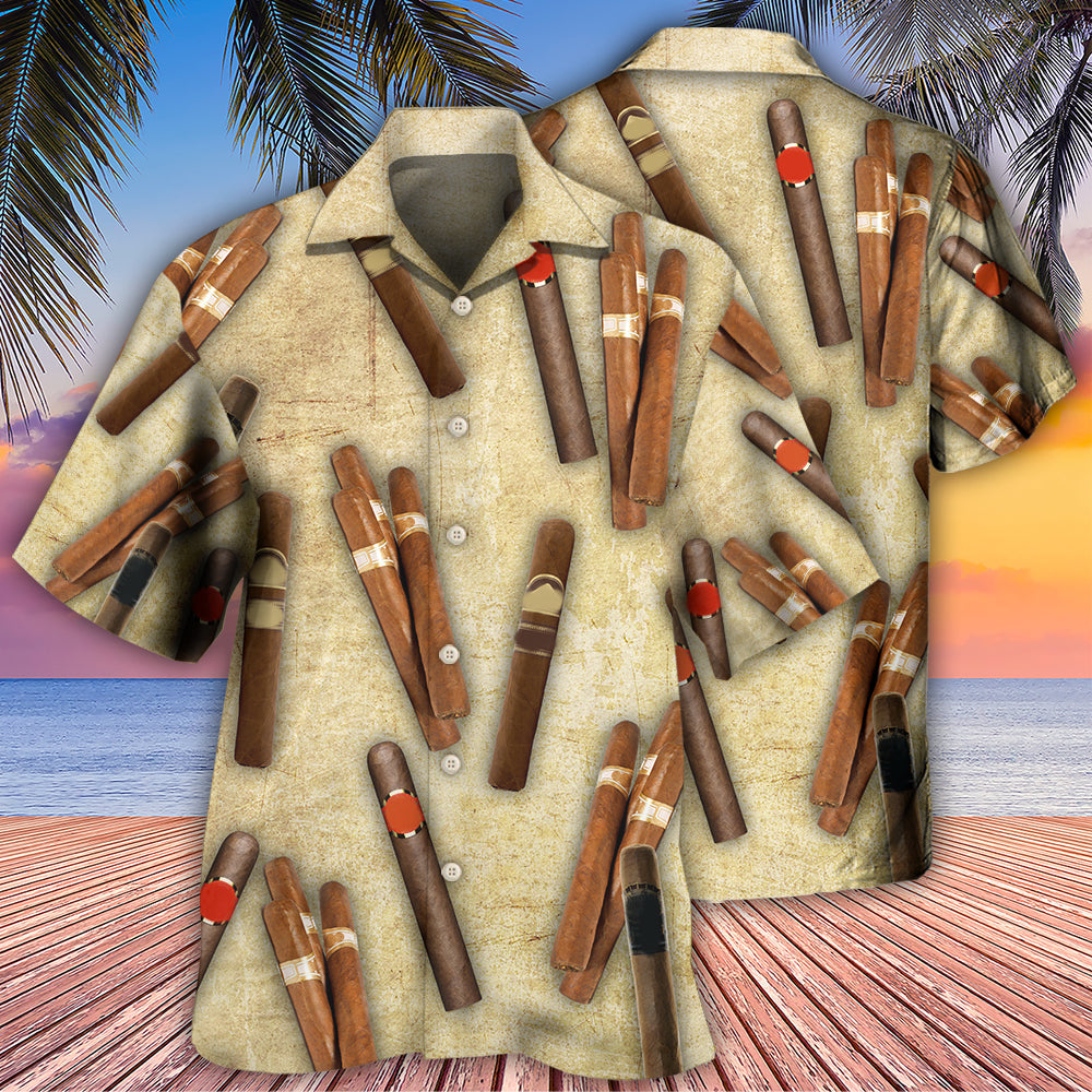 Cigar Is My Therapy Humor - Hawaiian Shirt