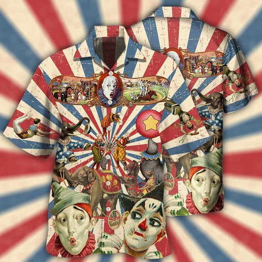 Circus Vintage Style – Hawaiian Shirt