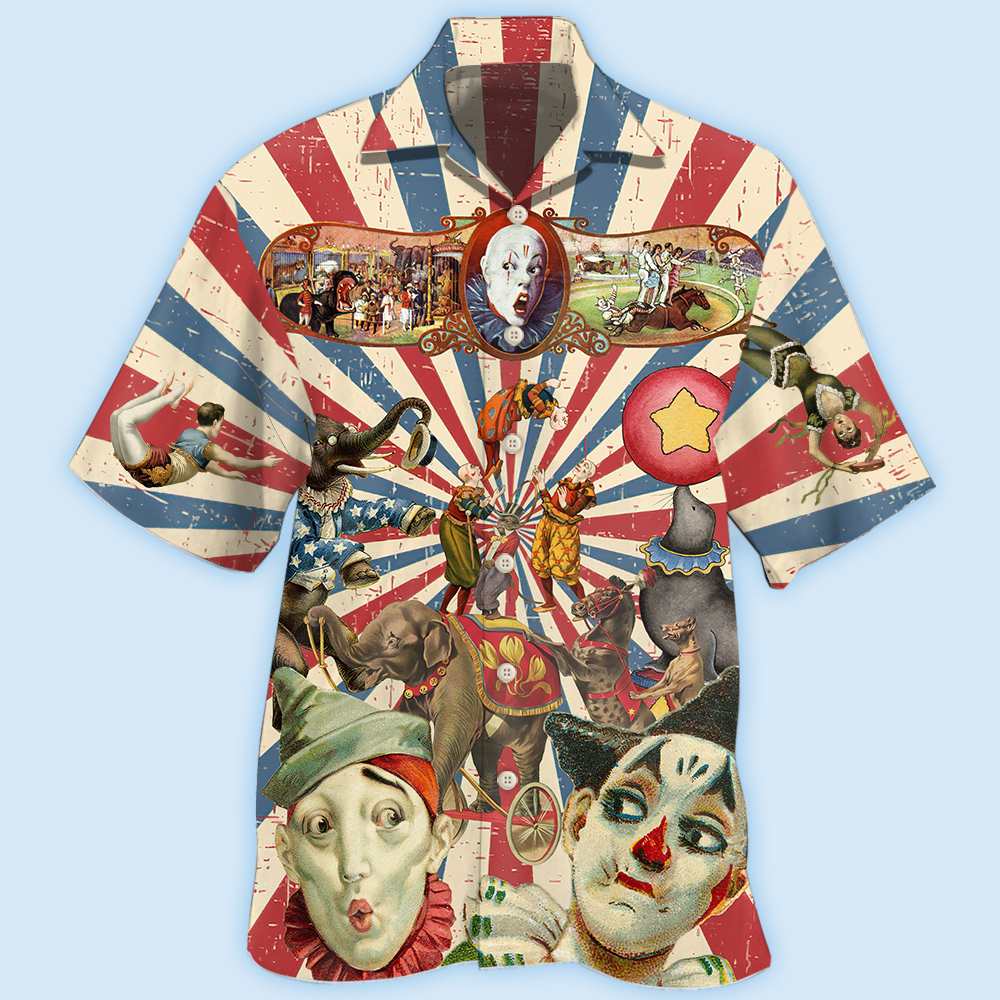 Circus Vintage Style – Hawaiian Shirt