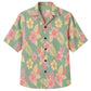 Classic Floral Hawaiian Shirt- Coral Reef Hibiscus Fish Print