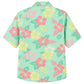 Classic Floral Hawaiian Shirt- Emerald Hibiscus Rainforest Print