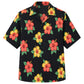 Classic Floral Hawaiian Shirt- Flame Hibiscus Sunset Bloom Print