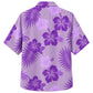 Classic Floral Hawaiian Shirt - Lavender Blossom Cluster Floral Print