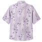 Classic Floral Hawaiian Shirt - Lavender Floral Cluster Print for Men