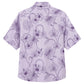 Classic Floral Hawaiian Shirt - Lavender Orchid Vine Print for Summer