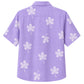 Classic Floral Hawaiian Shirt - Lavender Petal Bloom Print for Summer