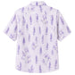 Classic Floral Hawaiian Shirt - Lavender Tropical Tropical Vine Print