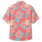 Classic Floral Hawaiian Shirt- Pearl Hibiscus Soft Light Print