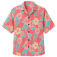 Classic Floral Hawaiian Shirt- Pearl Hibiscus Soft Light Print