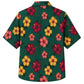 Classic Floral Hawaiian Shirt- Plum Hibiscus Velvet Bloom Print