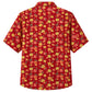 Classic Floral Hawaiian Shirt- Purple Hibiscus Twilight Bloom Print