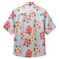 Classic Floral Hawaiian Shirt- Ruby Hibiscus Tropical Night Print