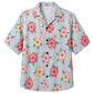 Classic Floral Hawaiian Shirt- Ruby Hibiscus Tropical Night Print