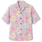 Classic Floral Hawaiian Shirt- Scarlet Hibiscus Island Bloom Print