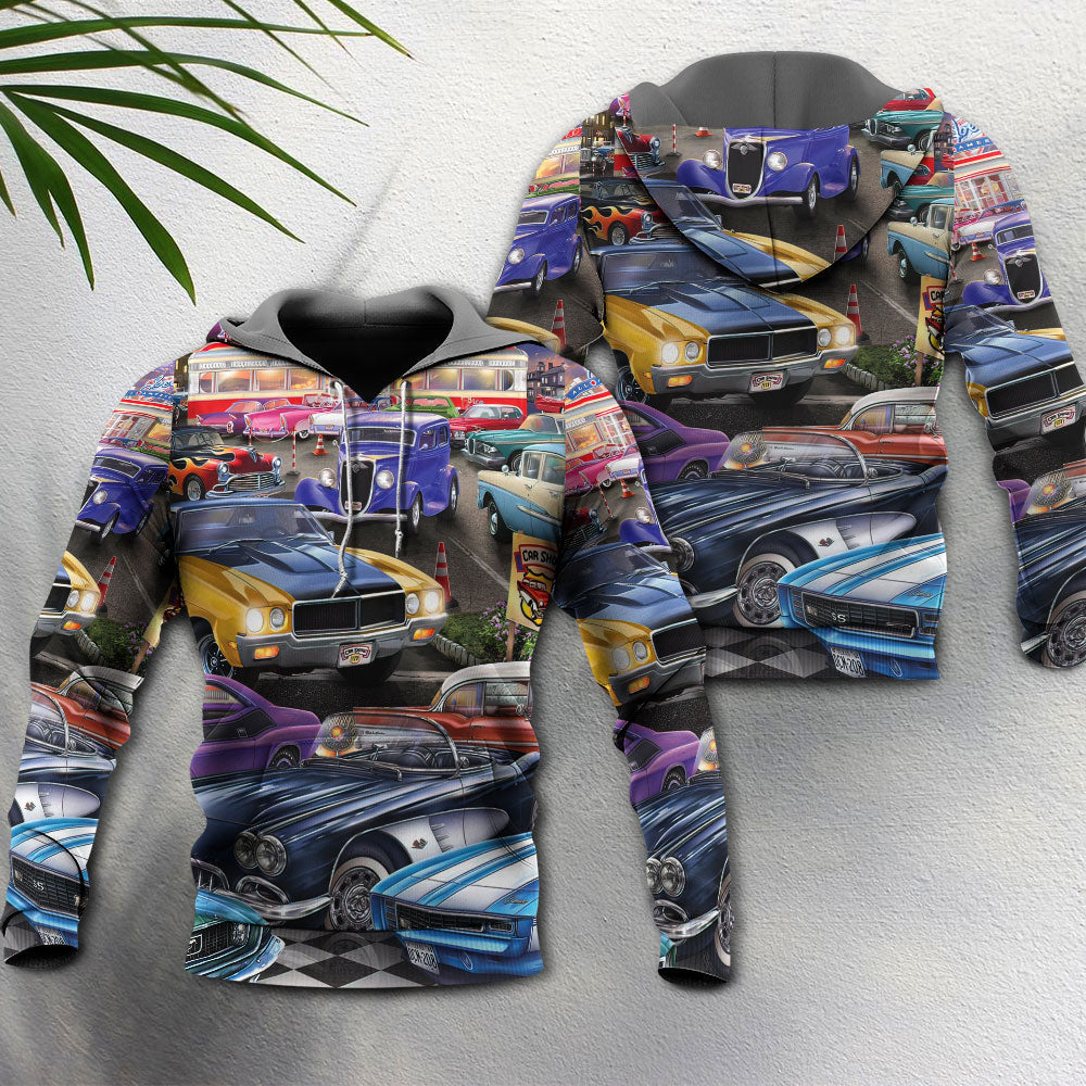Classic Car Show Lifestyle - 3D Hoodie