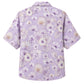 Classic Floral Hawaiian Shirt - Lavender Monstera Floral Floral Print