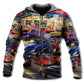 Classic Muscle Car Service Style - 3D Hoodie