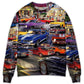 Classic Muscle Car Service Style – Sweater - Ugly Christmas Sweater