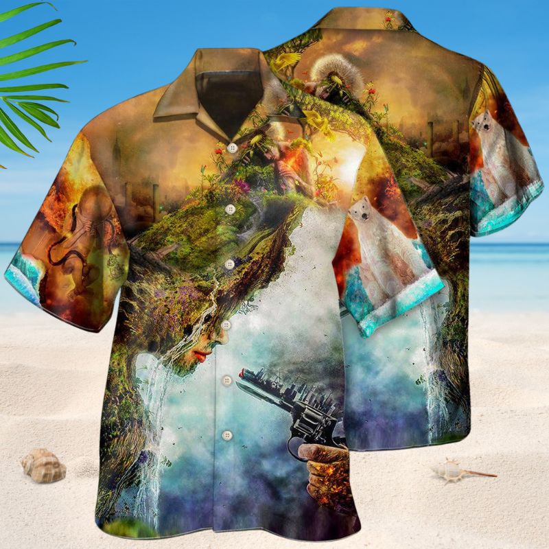 Climate Change Nature Style – Hawaiian Shirt