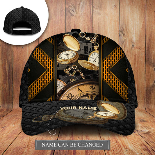 Steampunk Clock Good Time Personalized – Classic Cap