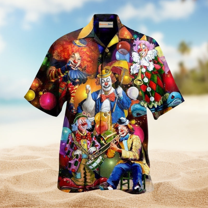 Clown And Duck Happy Everyday Limited Edition – Hawaiian Shirt