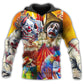 Funny Clown Happy Life Style - 3D Hoodie
