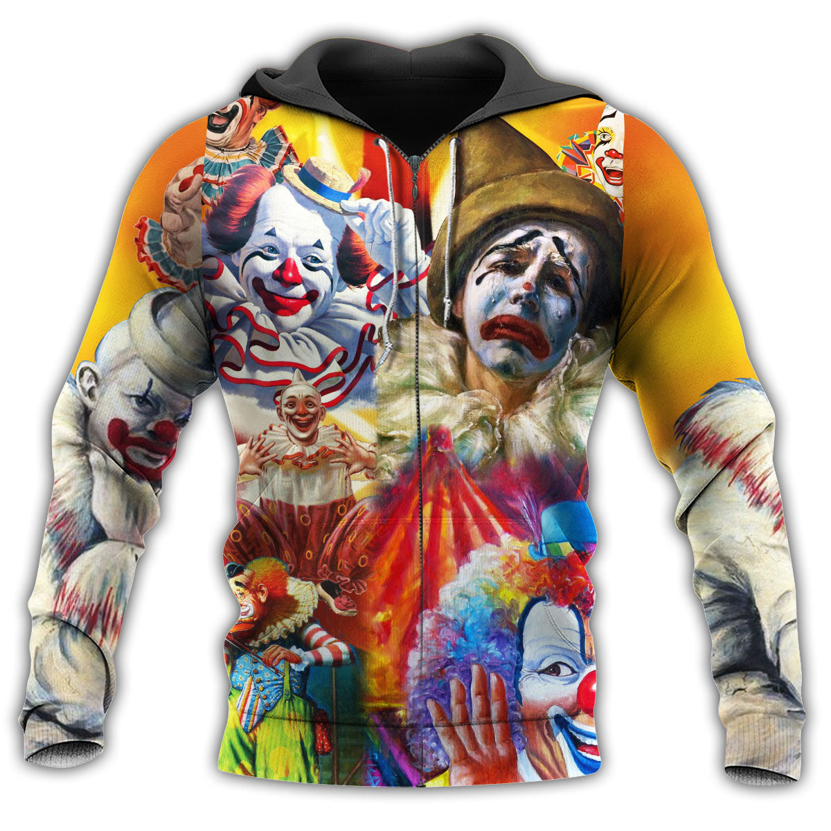 Funny Clown Happy Life Style - 3D Hoodie