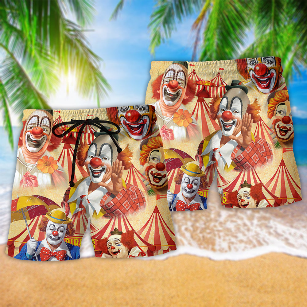 Clown Funny Cool Character – Beach Short