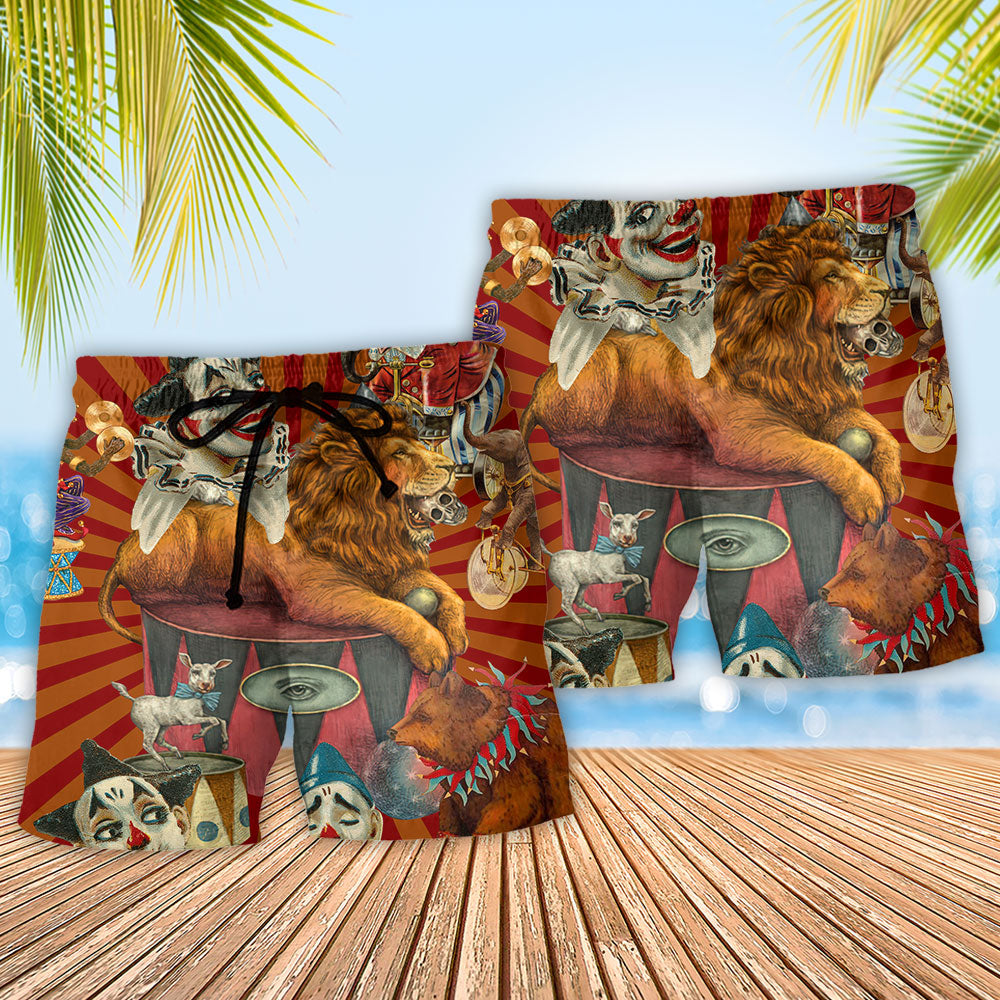 Funny Clown Red Style – Beach Short