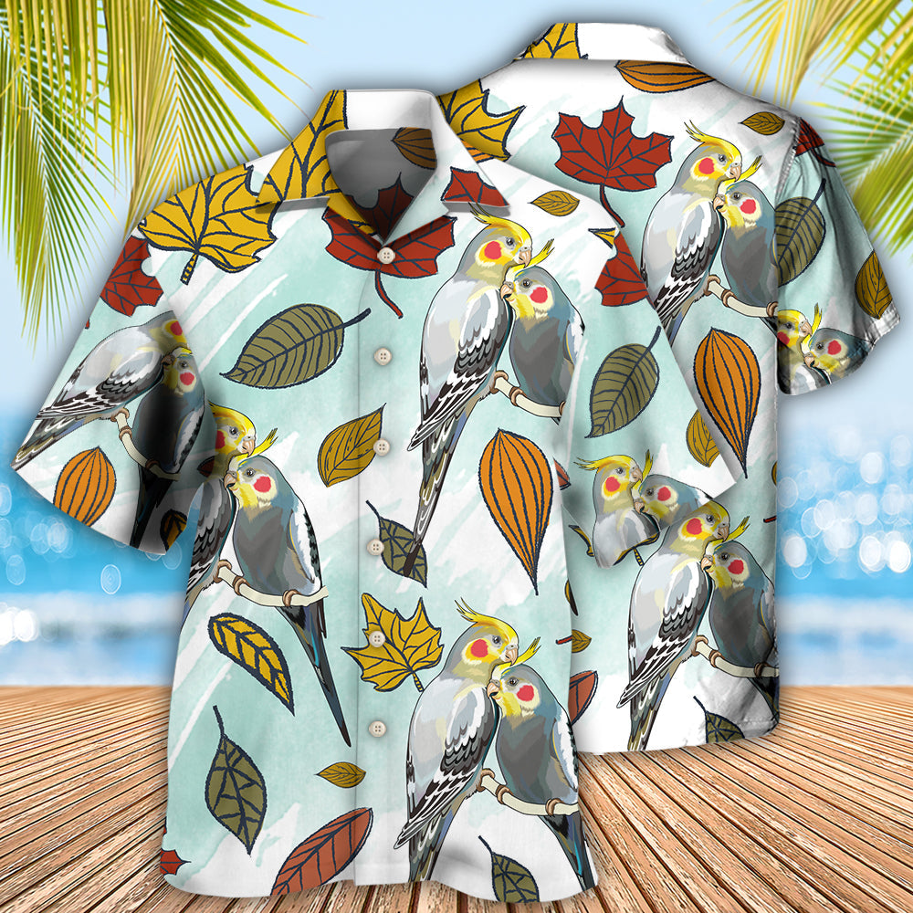 Cute Cockatiel Parrot - Hawaiian Shirt