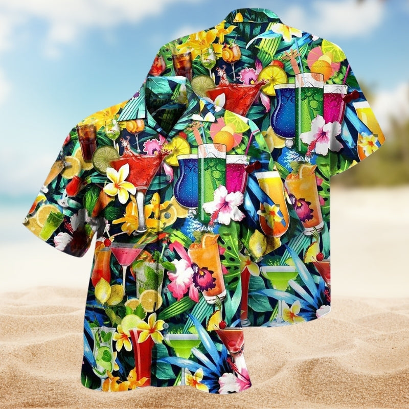 Cocktail And Flowers Limited Edition – Hawaiian Shirt