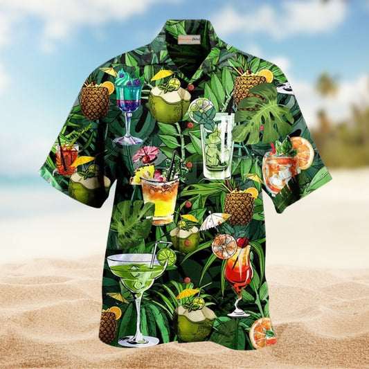 Cocktail And Fruit Hello Summer Limited Edition – Hawaiian Shirt