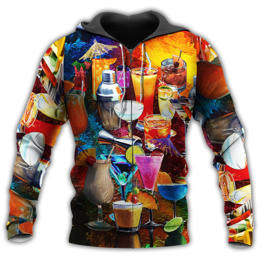 Classic Fruit Cocktail Style - 3D Hoodie