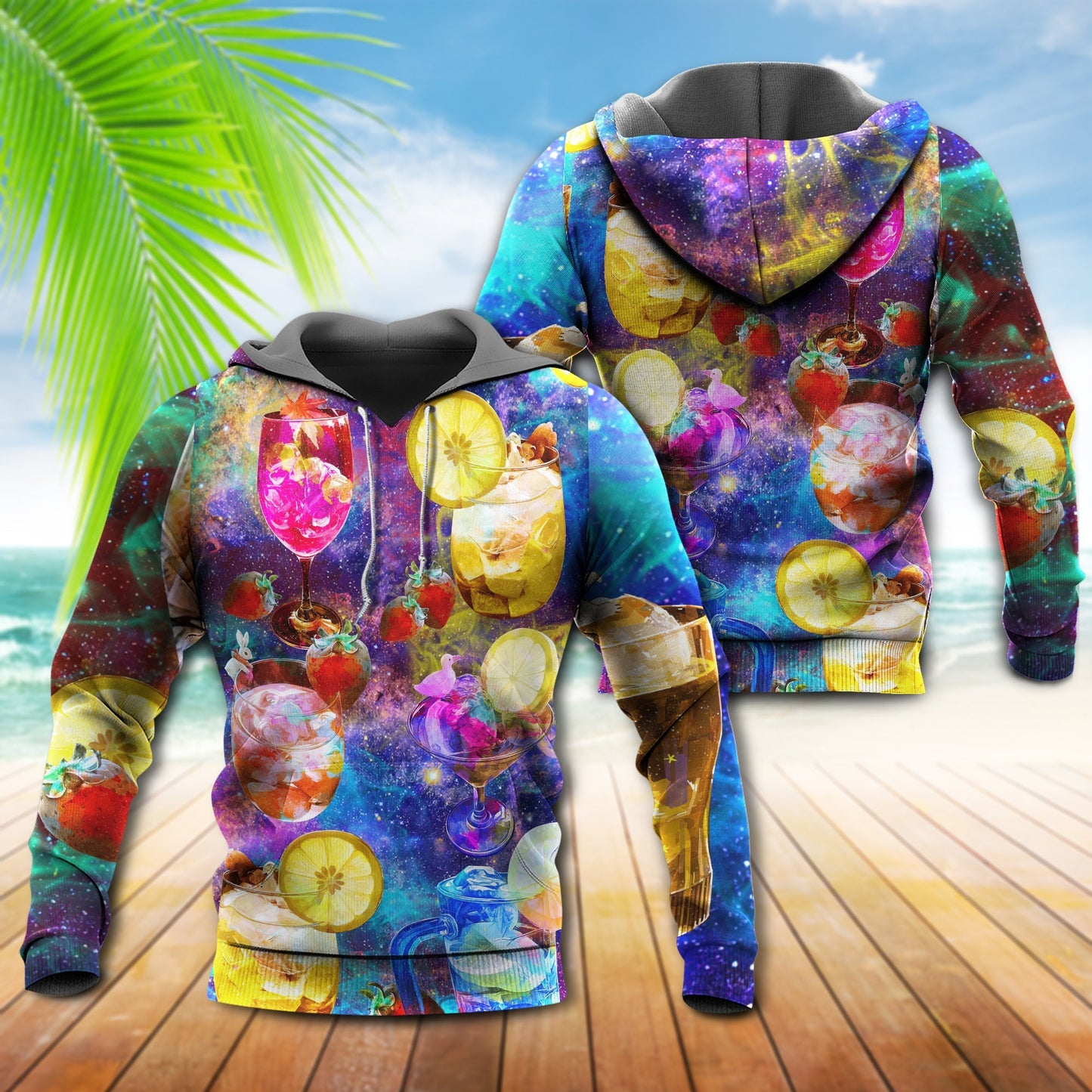 Cocktail Life Is A Crazy Mix - 3D Hoodie