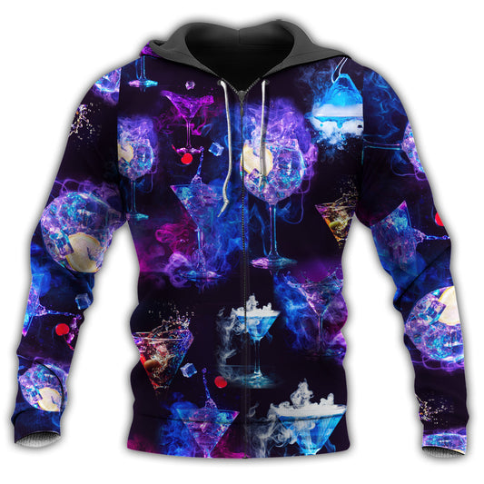 Moon Cocktail Purple Mystery - 3D Hoodie