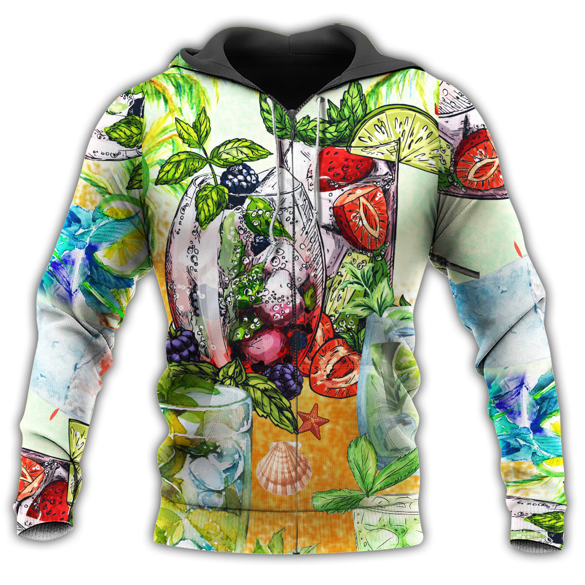 Mojito Cocktail Summer Vibe - 3D Hoodie