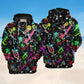 Cocktail Neon Love Art – 3D Hoodie