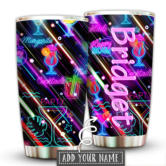 Summer Drink Summer Vibes Personalized 20 Oz Tumbler For Coffee Travel And Daily Use