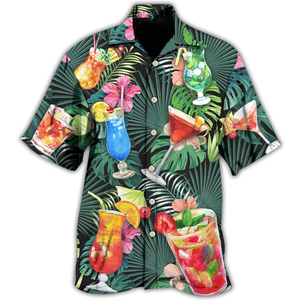 Cocktail Tequila Tropical Leaf Style – Hawaiian Shirt