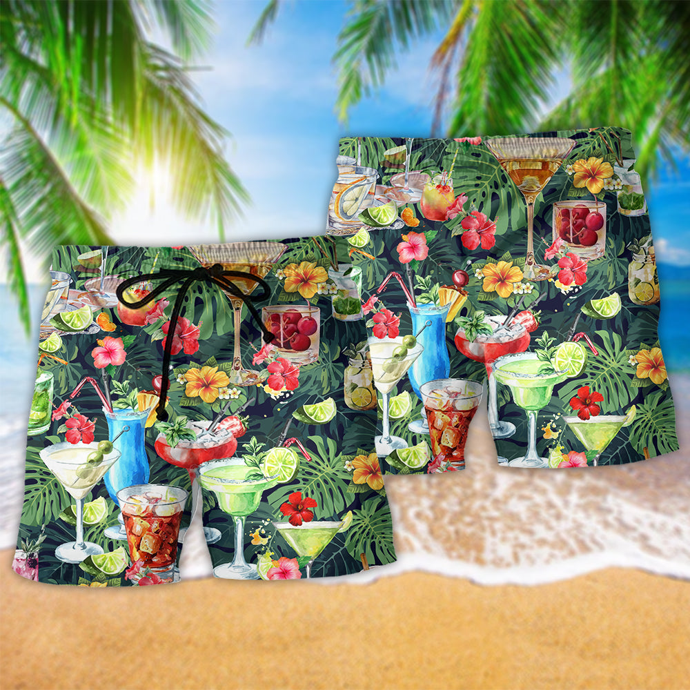 Cocktail Heart In Hawaii - Beach Short