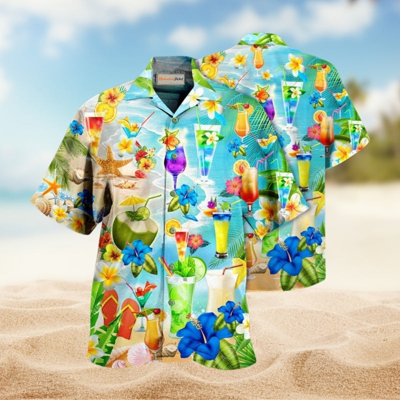Cocktails Drink Cocktails And Say Aloha Edition – Hawaiian Shirt
