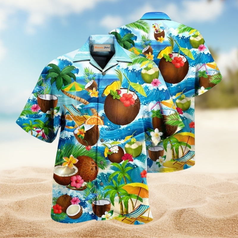 Coconut Summer Time Beaches Limited Edition – Hawaiian Shirt